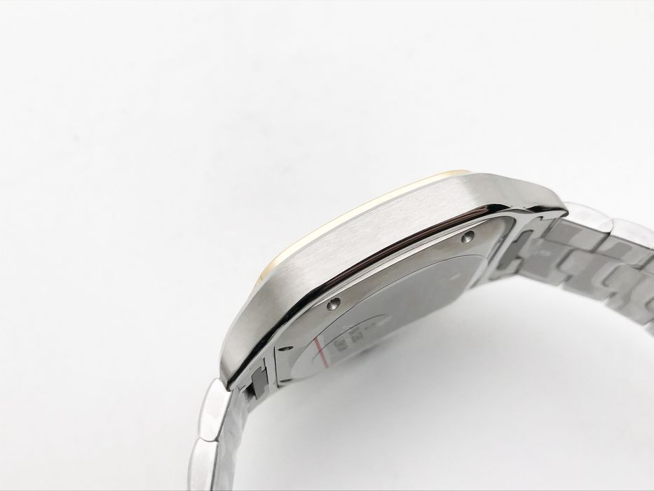 Cartier Santos de Cartier 40mm Steel/Yellow Gold - Сив циферблат - QC снимки - Автоматичен