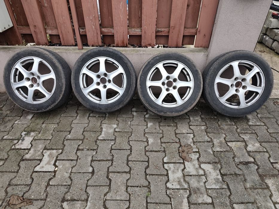 Jante de aliaj 5x112  cu tot cu cauciucuri