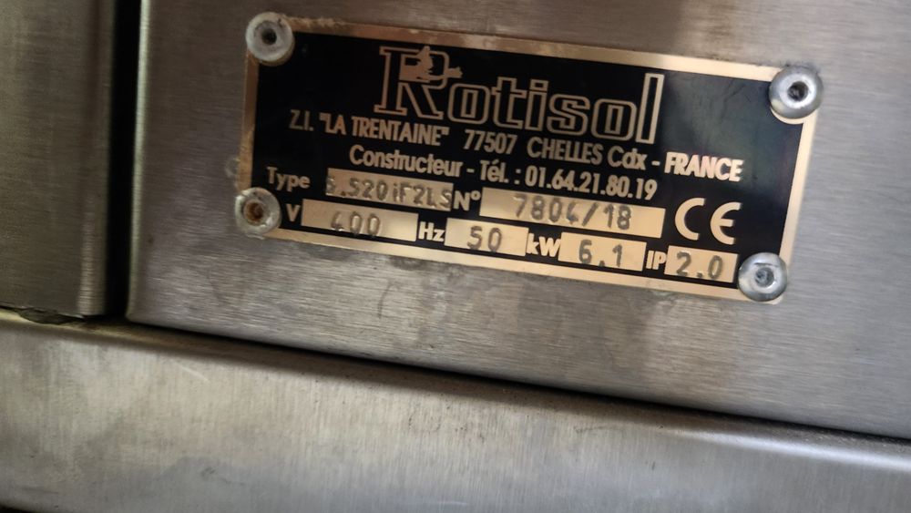 Vand rotisor pui Rotisol cu vitrina calda