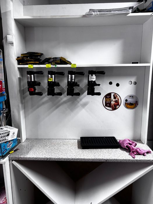 Пивная стойка для 6 пеногасителей