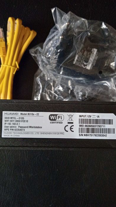 Рутер рутери  Huawei B310s-22 Wifi 4G A1