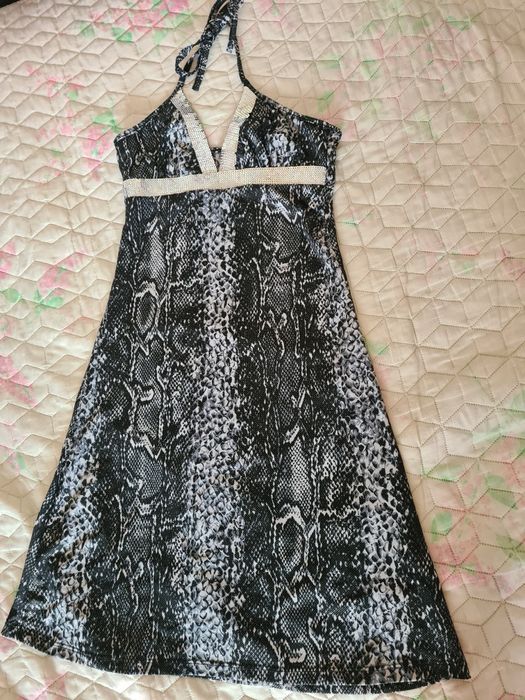 Рокля сива С размер