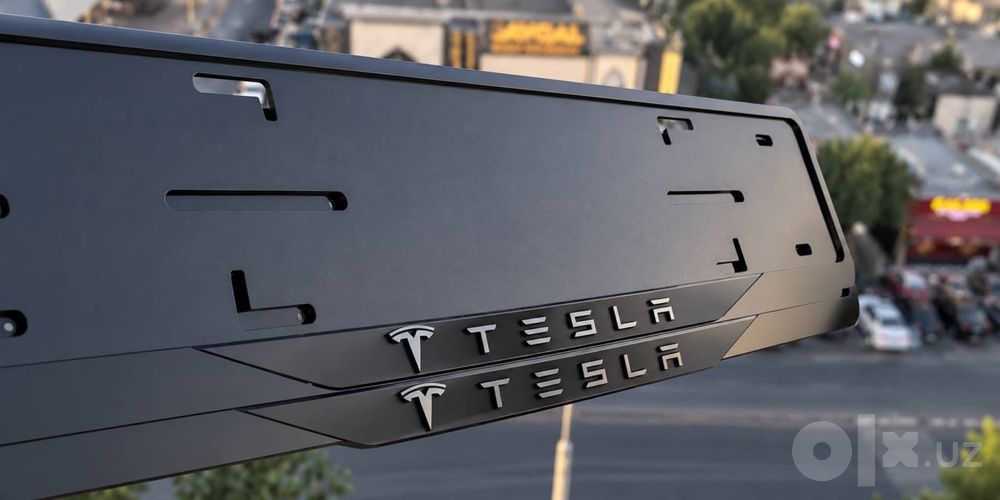 Подномер под заказ, 3D шрифт, Tesla, Toyota