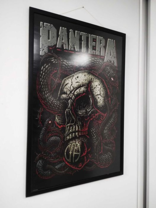 Рамкиран плакат на PANTERA с дървена рамка и антирефлексно стъкло