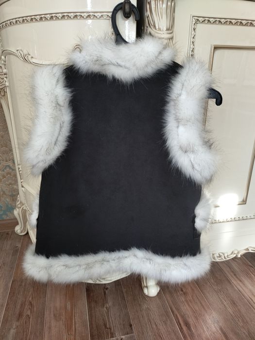 Жилет из цигейки детская