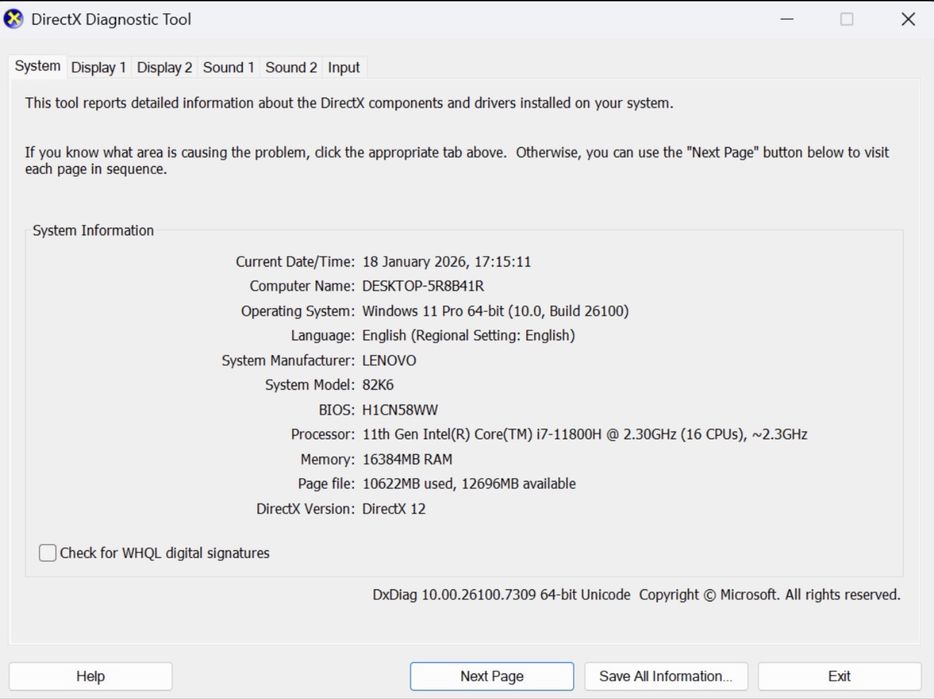 Laptop Lenovo Legion 7