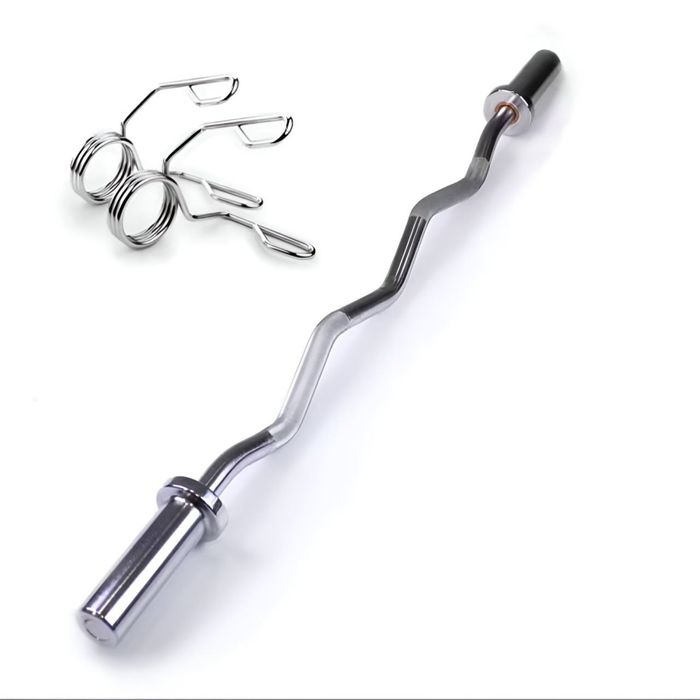 Гриф олимпийский зигзаг и фрунцузкий Fitness Gear