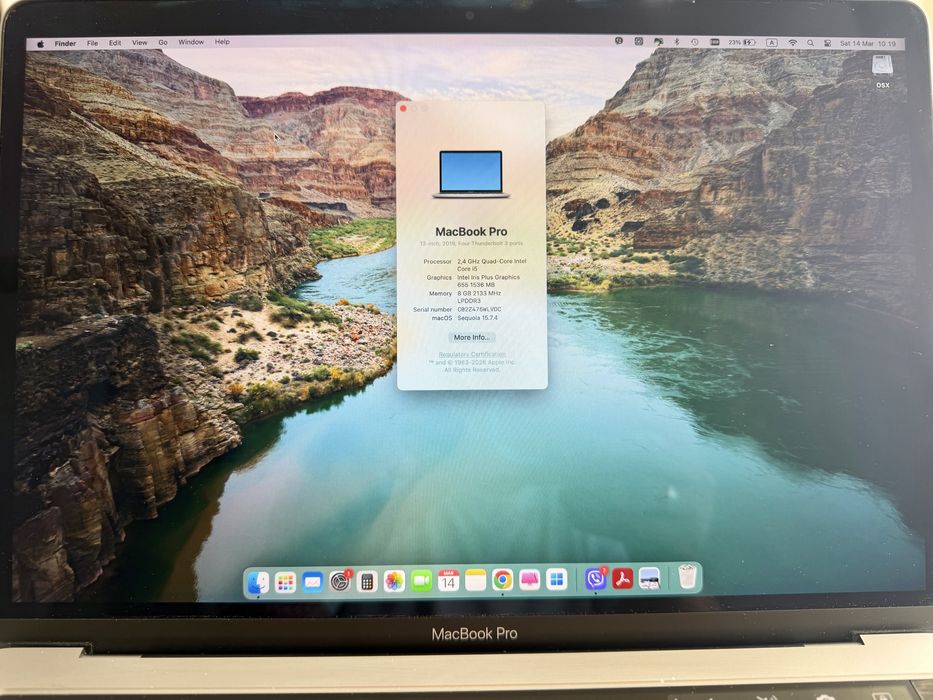 Macbook Pro 2019 i5