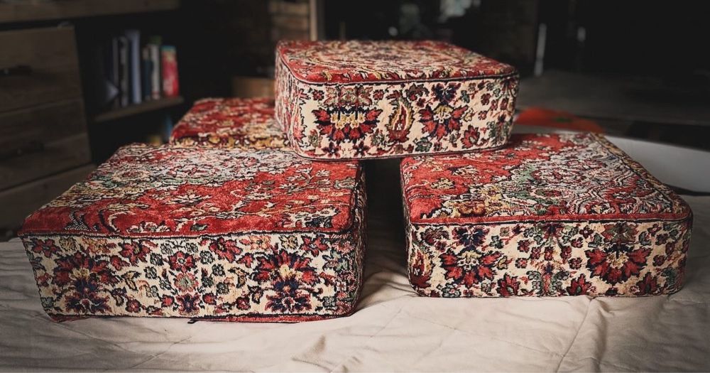 Пуфы в марокканском стиле