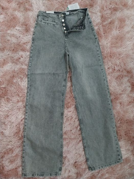 Дамски Дънки с широк крачол - 34 ( XS )