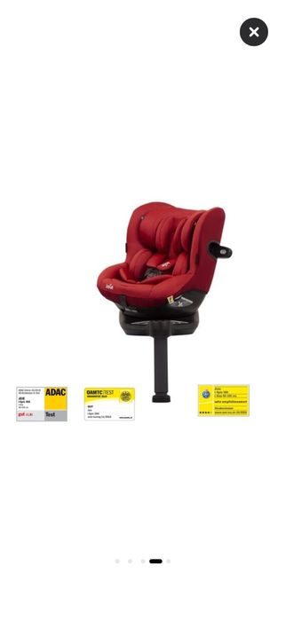 Scaun auto Joie i-Spin 360° Merlot - testat ADAC