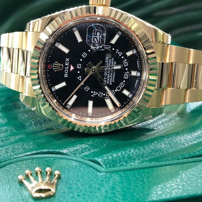 Rolex  Sky - Dweller  Black  Dial