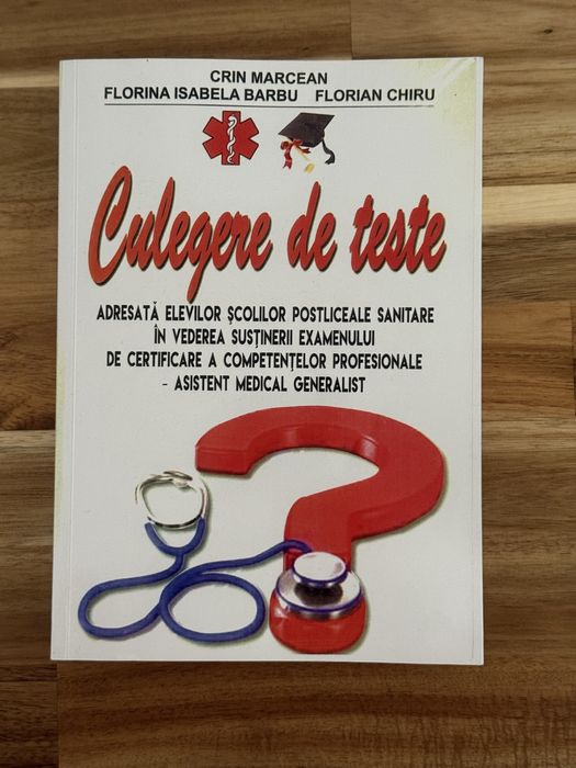 Tratat de ingrijiri medicale vol 1, vol 2, vol 3 + culegere de teste