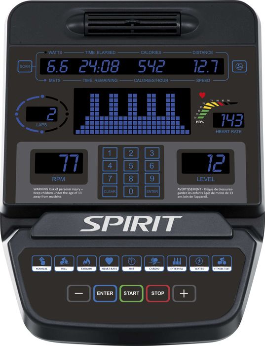 Велоергометър SPIRIT CR900, Професионално Фитнес Оборудване