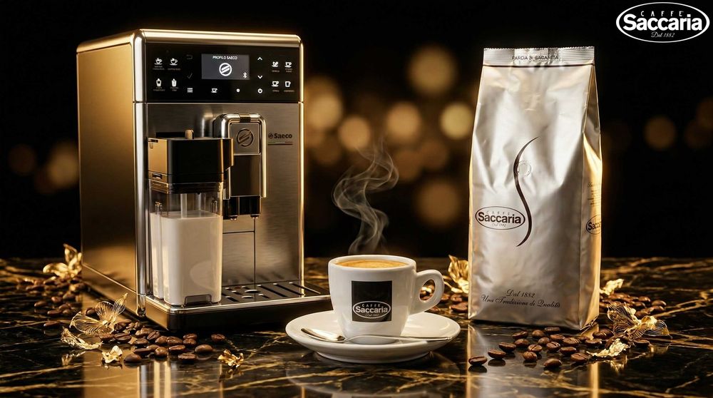 Премиум кафе на зърна Saccaria 100% Arabica
