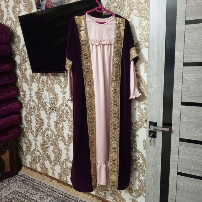 Abaya + koylak, qimmat toshli