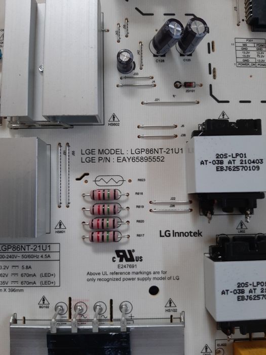 Sursa TV Lg UP80003LA -LGP86T-20U1