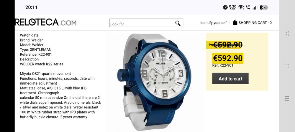 Ceas Welder U-boat by Italo Fontana Fontana K22