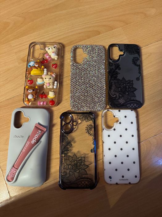 Калъфи за Iphone 16  Rhode и др 6 броя топ цена!