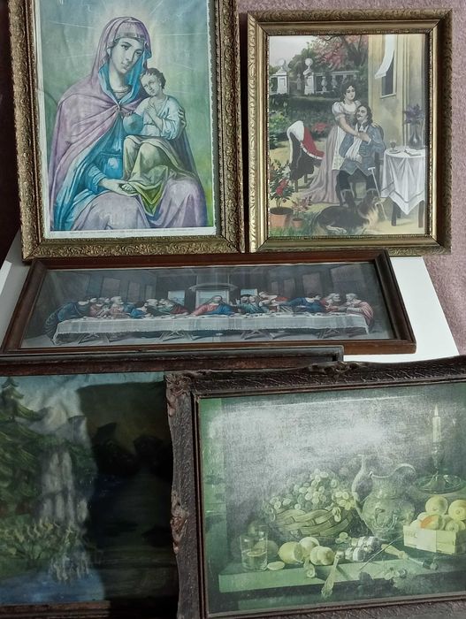 Tablouri, picturi, imprimeuri , litografii,icoane vechi.
