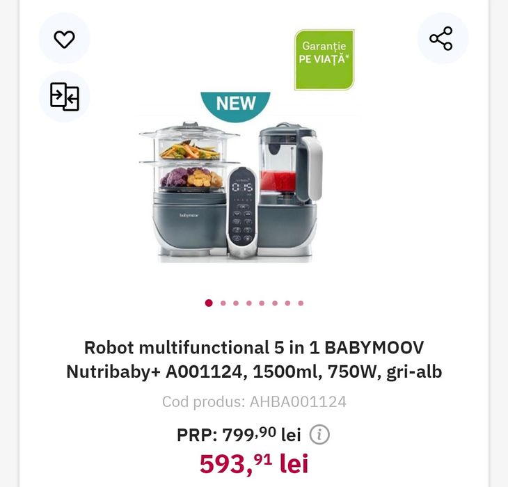 Robot multifunctional nutribaby