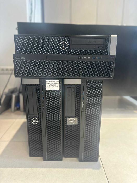 Dell Precision T5820 W-2133-32Gb Ram-512Gb Ssd-NVidia P1000