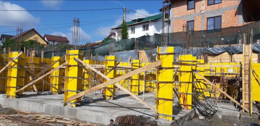 Cofraje planseu placa fundatie stalpi tego doka lana peri popi schela