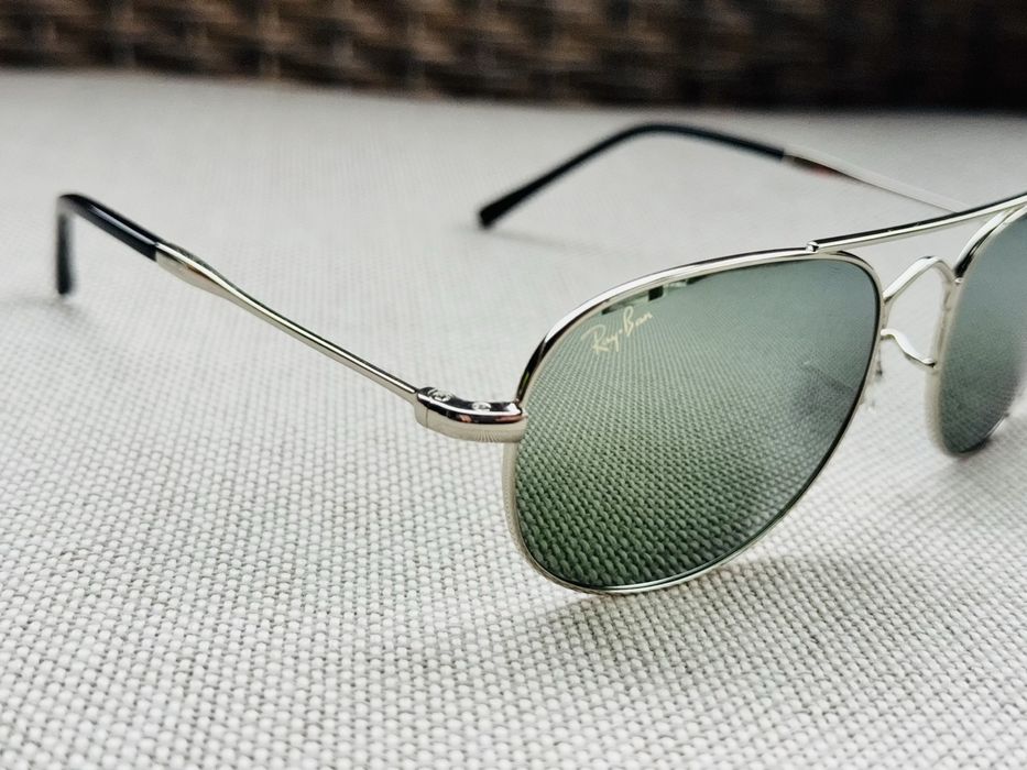 Ochelari soare RayBan Bain Bridge  RB3735 Polished Silver