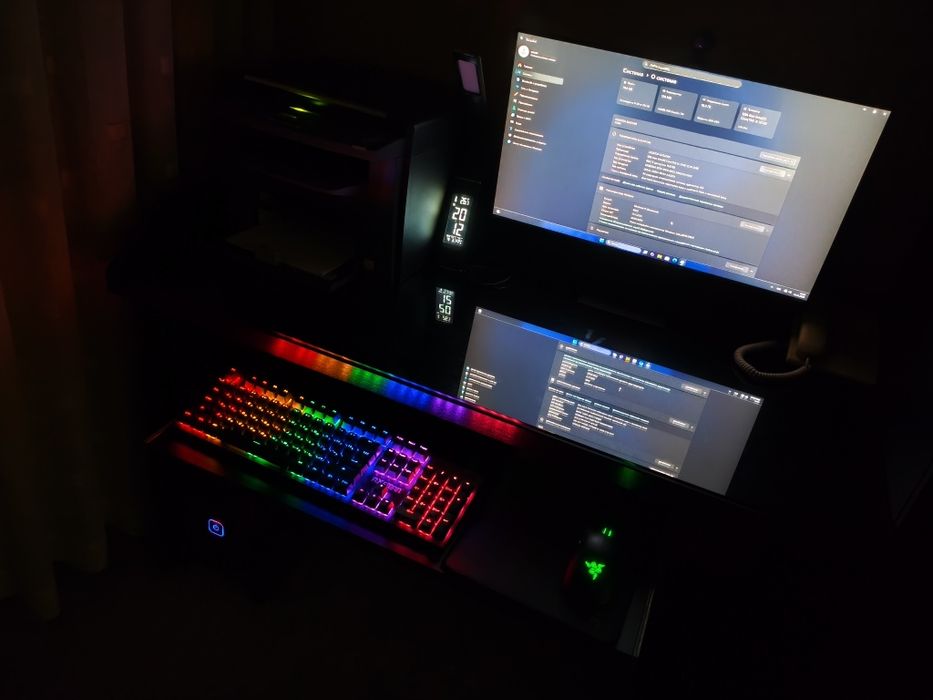 Отличный ПК ,компьютер , полный комплект (принтер ,монитор и тд )