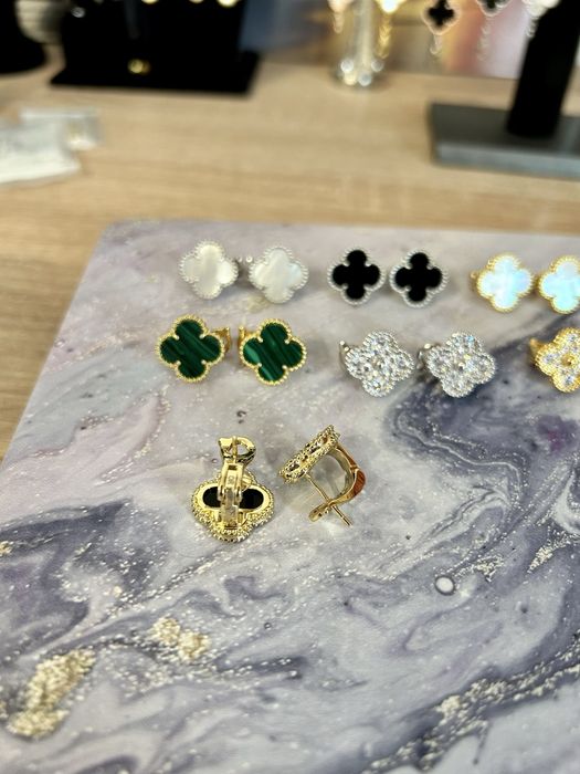 Cercei Model Van Cleef cu Clips - Model Premium