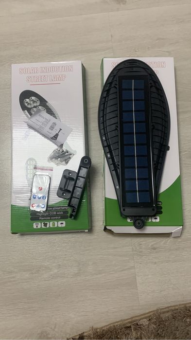 Lampa Solara Stradala 160w cu Telecomanda,  Panou Solar Incorporat