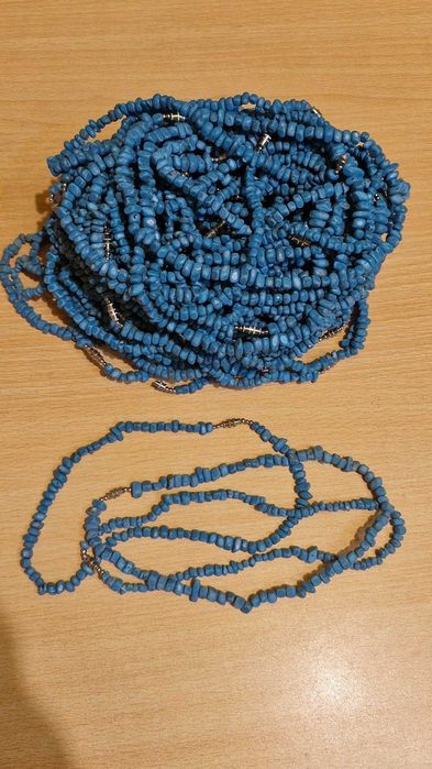 colier albastru set