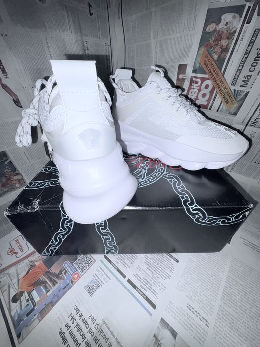 Versace Chain Reaction – White (Marimea  40)