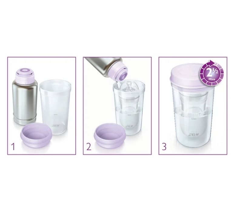 Термос за затопляне на бебешки шишета Philips Avent  SCF256