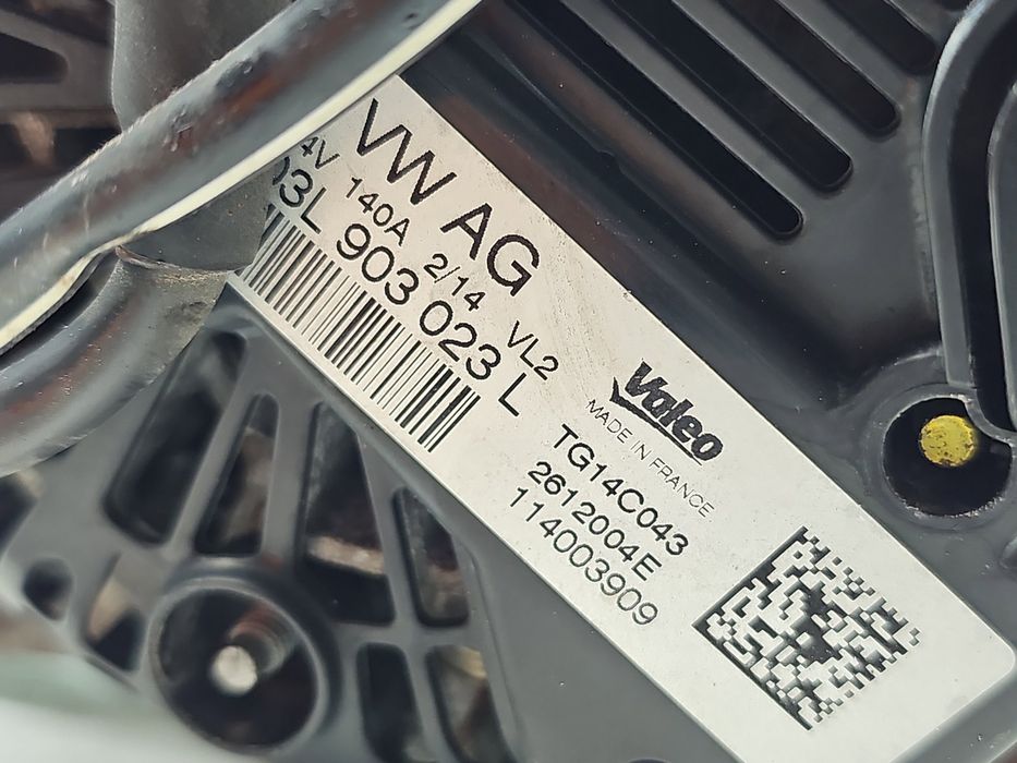 Alternator Volkswagen Golf 7 (5G) [Fabr 2014-prezent] 03L903023L 1.6 T