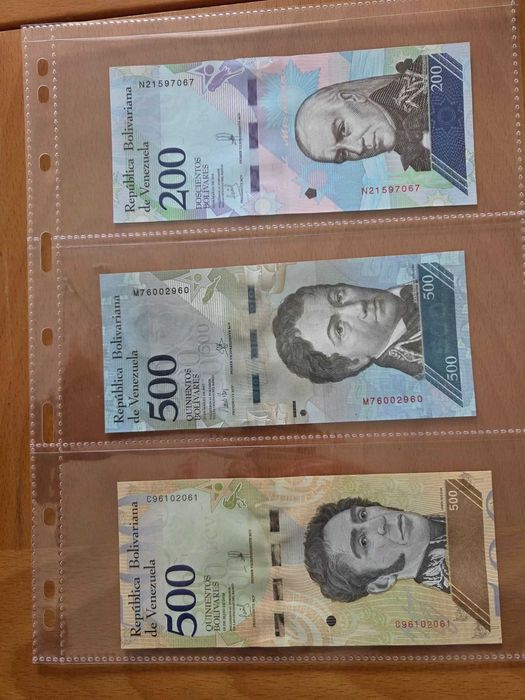 Лот банкноти Венецуела от 2-50000, UNC