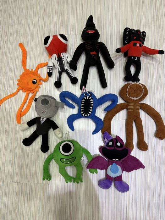 Детски играчки rainbow friends minecraft amongus monsterflex и други