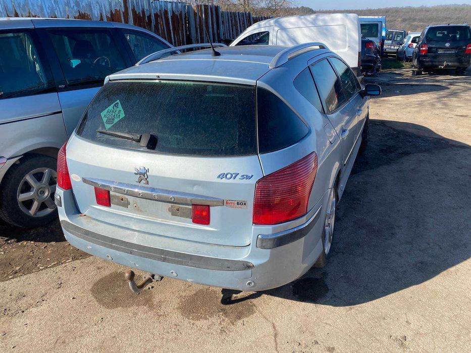 peugeot 407 sw 2.0 hdi кожа на части пежо 407 св комби