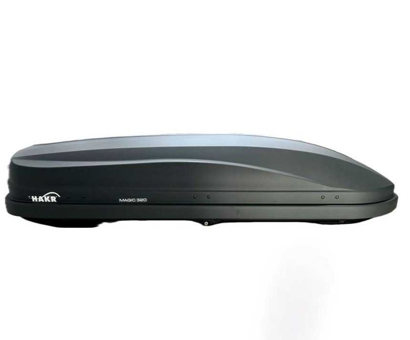 Багажник тип автобокс HAKR Magic Line 320 сив мат кутия за автомобил