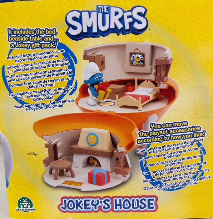 Ștrumfi ! Căsuța Ștrumfului Poznaș care face cadouri surpriză