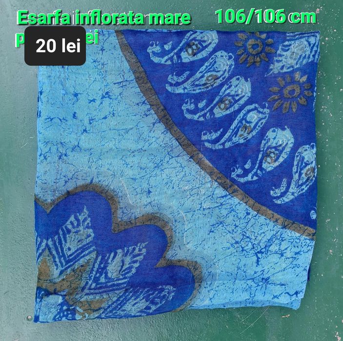 Esarfa inflorata mare