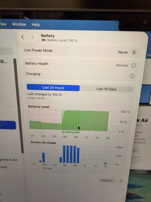 Macbook air 2024, m3, 16, 512