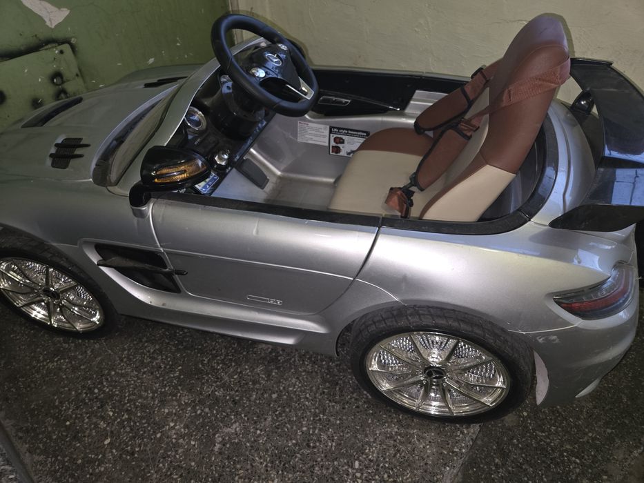 Електрическа кола Mercedes SLS, Buddy Toys, + 3 години, 3 км/ч,