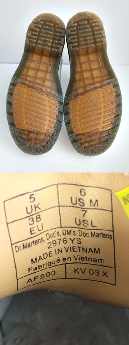 Нови Dr. Martens и Dr. Termans Дамски Боти Естествена Кожа Номер 38