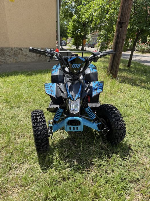 ATV Copii XTR 49cc 4CP – Pornire Electrică  Buton și Telecomandă | Alarmă | 2 Tobe Sport | Roți 6”