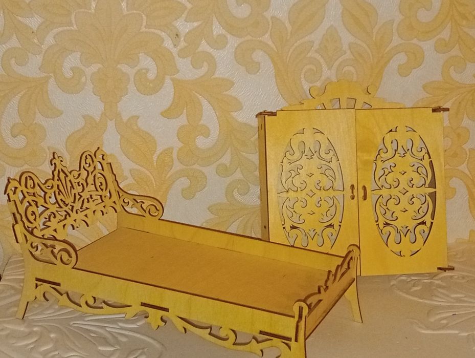 Спальный гарнитур для кукол