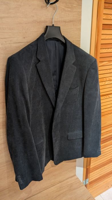 Sacou bărbătesc Canda by C&A Tailored Fit, gri-antracit