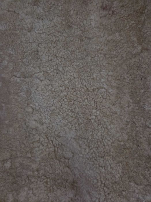 Палто от овча кожа и яка лисица.Ново