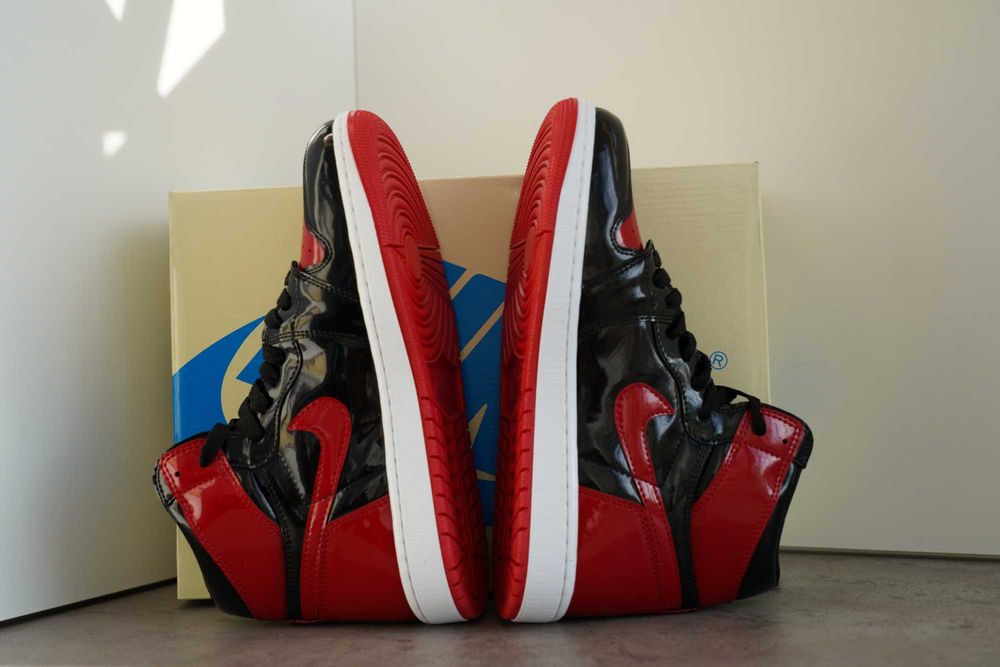 Adidași Jordan 1 PATENT- BRED Noi -Mărimi Disponibile (36-45) Cu Cutie