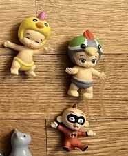 Lot figurine schleich peppa pig pollypocket etc